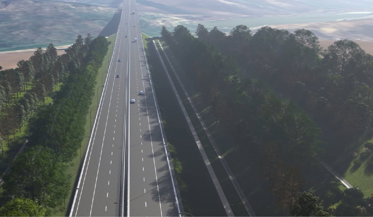 Teren agricol pe traseul Autostrăzii Unirii A8