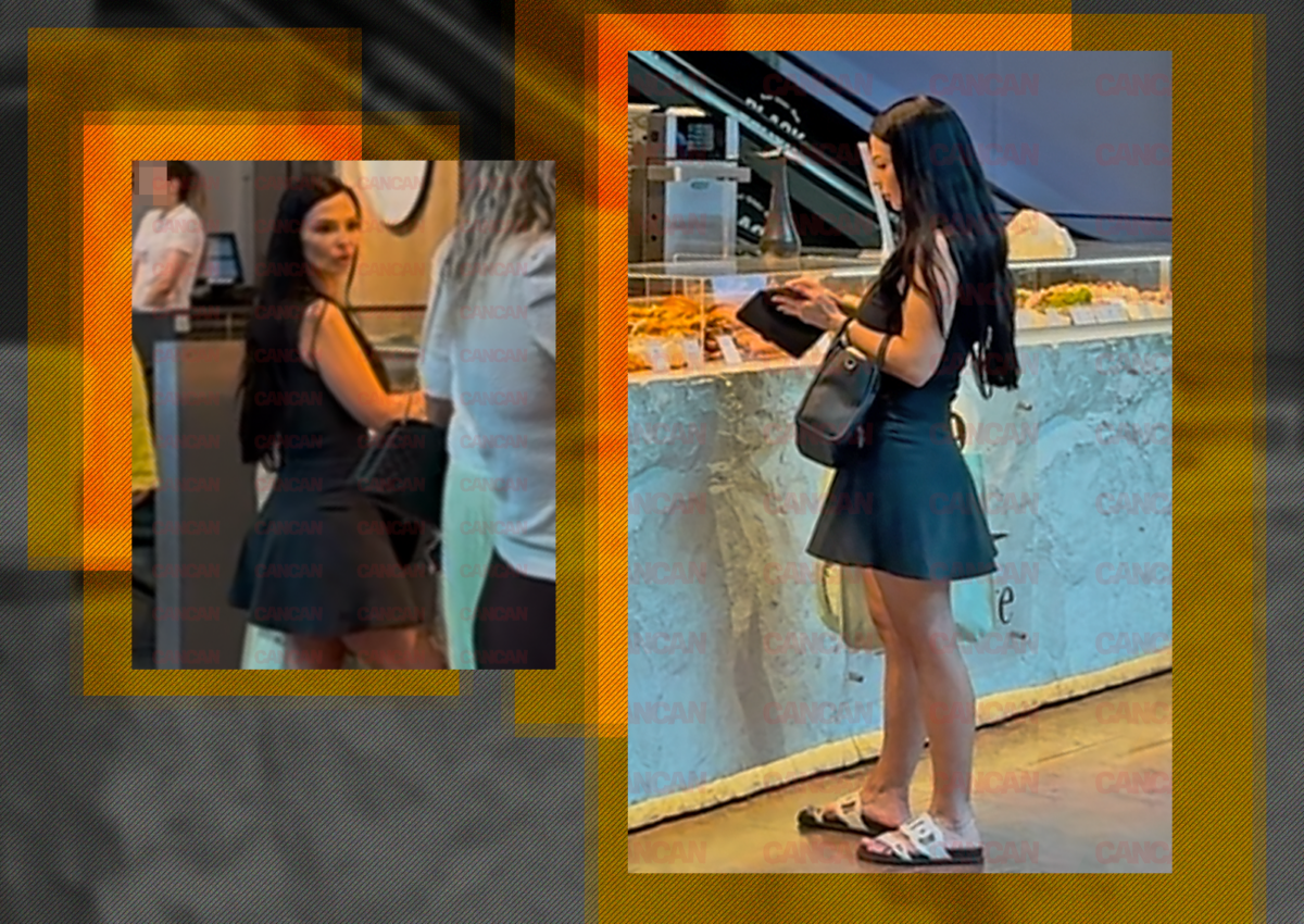 Francisca, soția lui TJ Miles, în timpul unei sesiuni de shopping în mall Băneasa