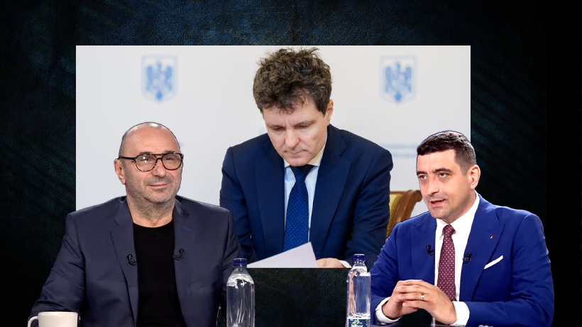 George Simion, liderul AUR, în cadrul emisiunii Marius Tucă Show