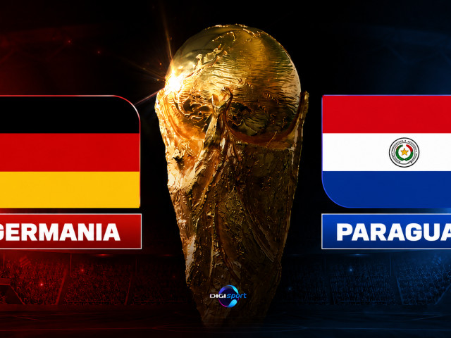 Jucători ai Germaniei și Paraguayului pe teren la Cupa Mondială 2026