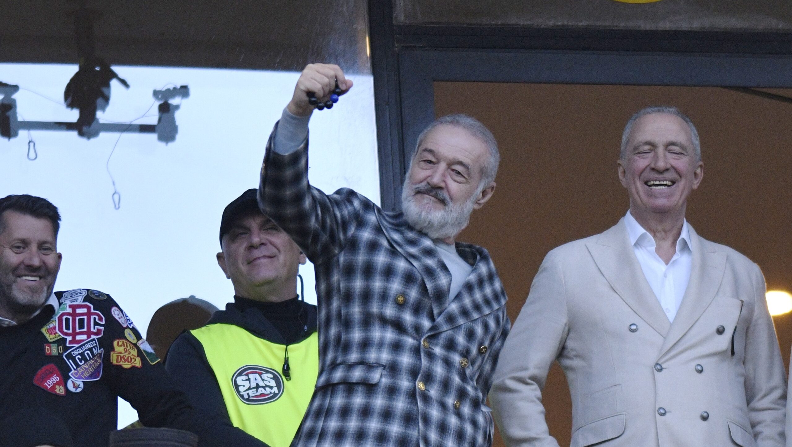 Gigi Becali și Florin Tănase la FCSB