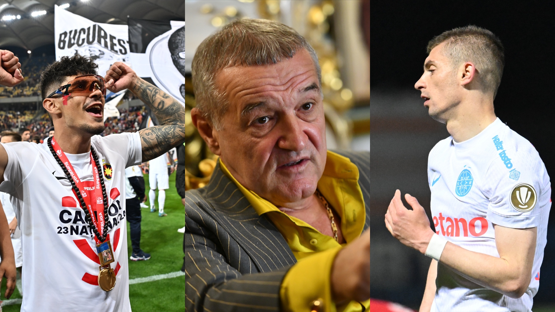 Gigi Becali vorbind la Digi Sport
