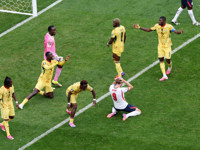 Harry Kane în timpul meciului Anglia - Ghana la Cupa Mondială 2026