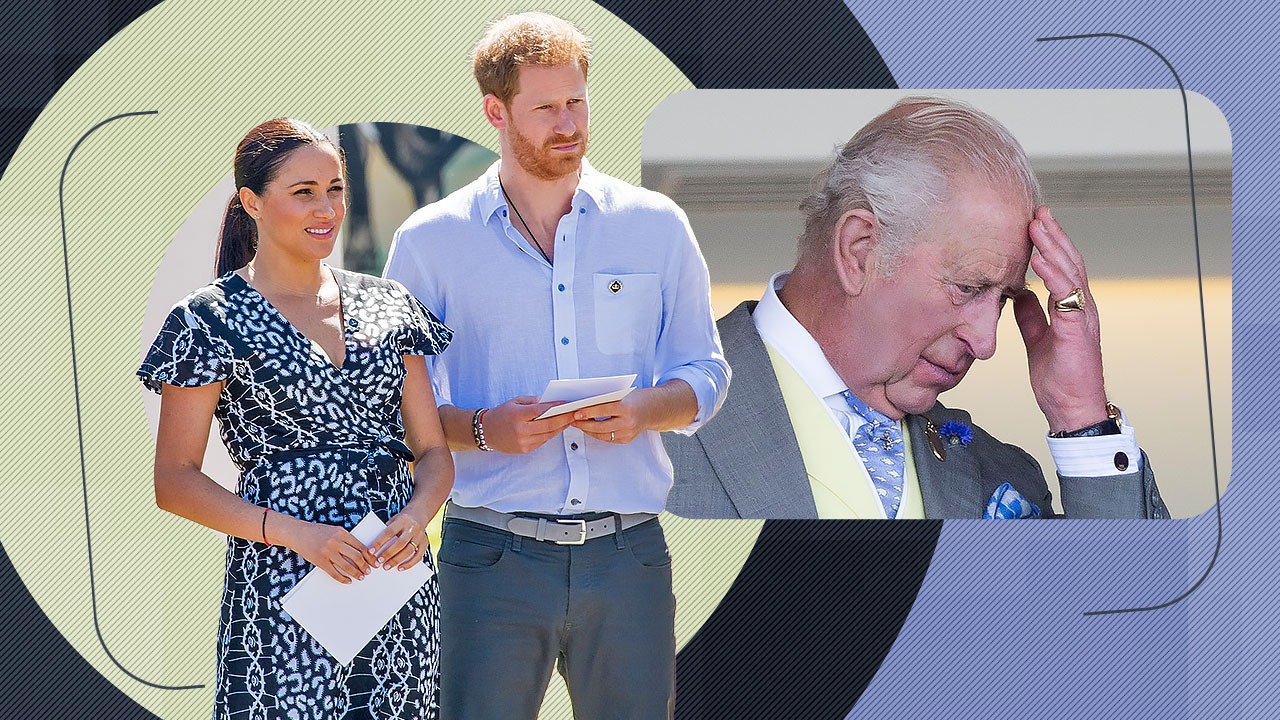 Prințul Harry și Meghan Markle zâmbind la un eveniment oficial