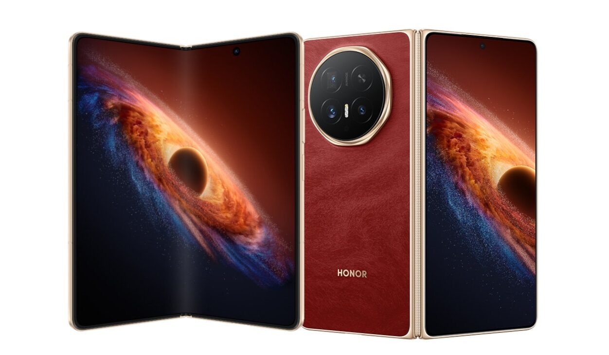 HONOR Magic V6 desfăcut, afișând ecranul interior și designul subțire