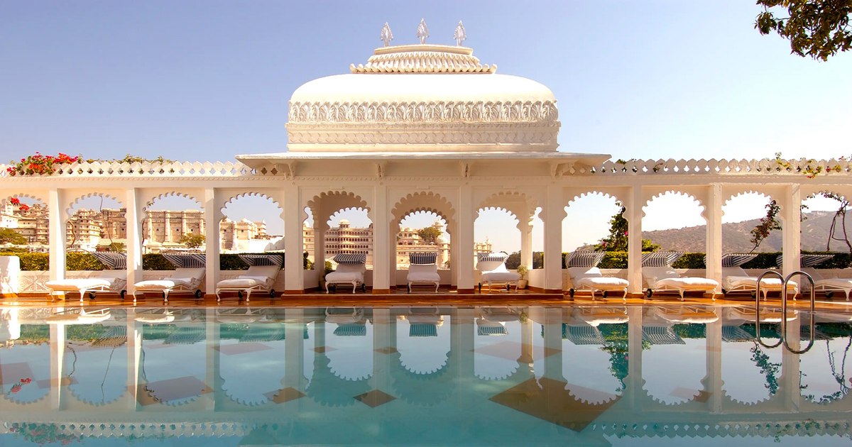 Taj Lake Palace pe lacul Pichola, Udaipur