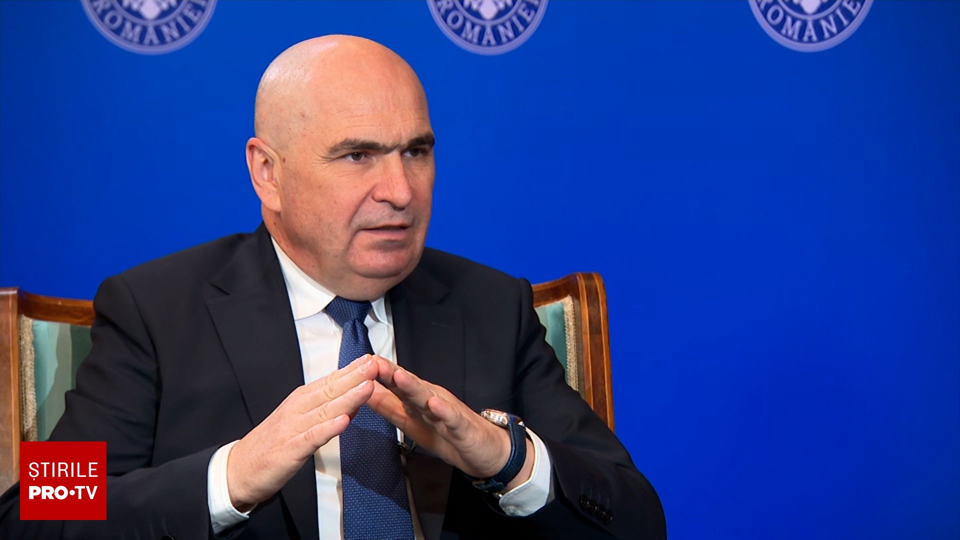 Ilie Bolojan, președintele PNL și premier interimar, vorbind la o conferință