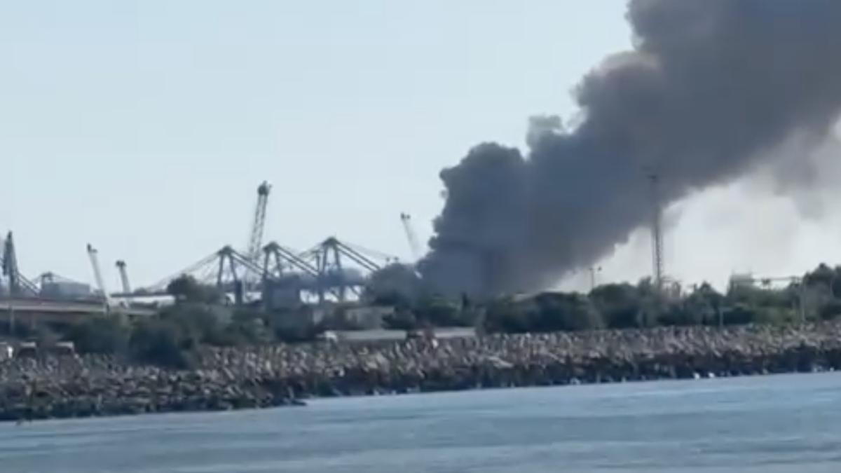 Incendiu Portul Agigea