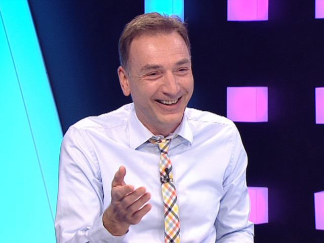 Ionuț Badea și Gabi Balint în studioul Fotbal Club