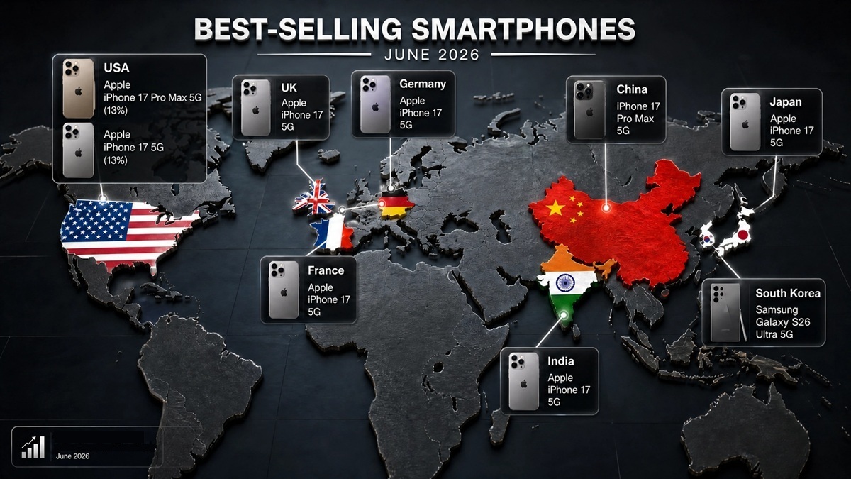 iPhone 17 domină vânzările globale în iunie 2026, Samsung rezistă doar în Coreea de Sud