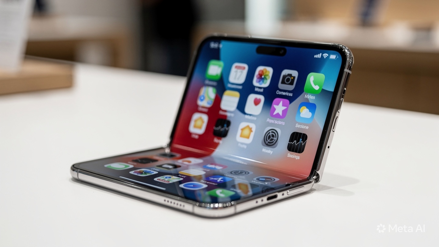 iPhone Ultra pliabil cu ecran exterior și interior
