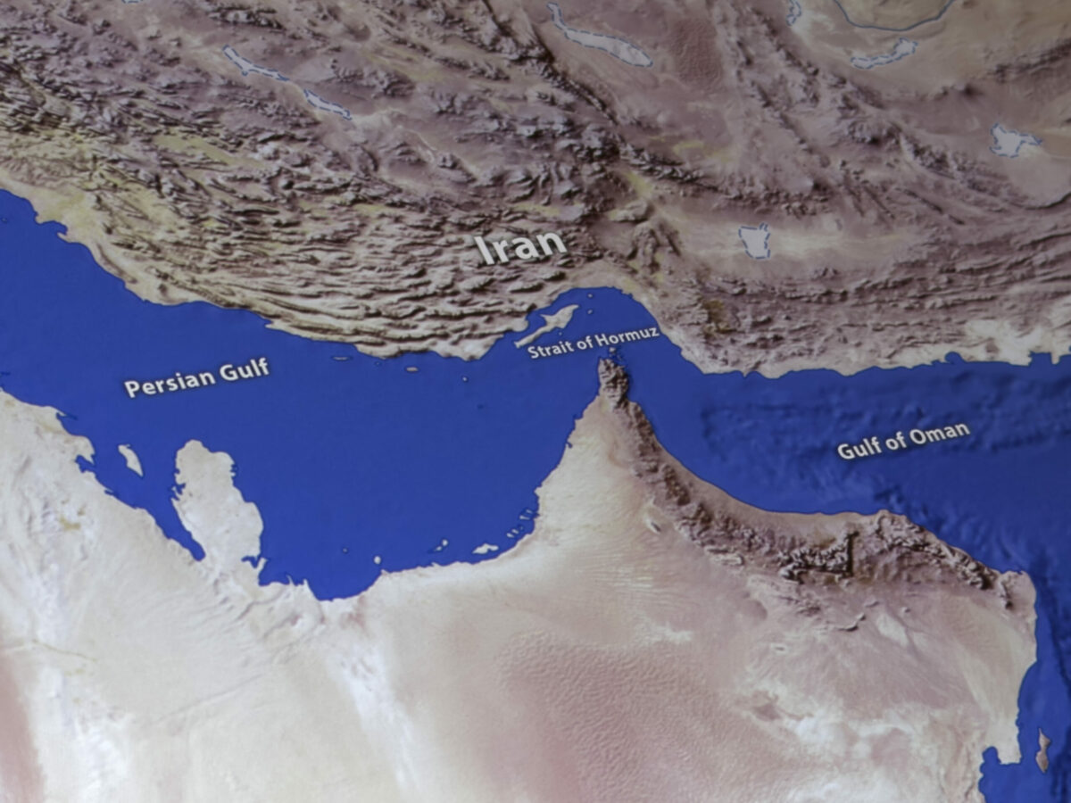 Harta strâmtorii Bab el-Mandeb