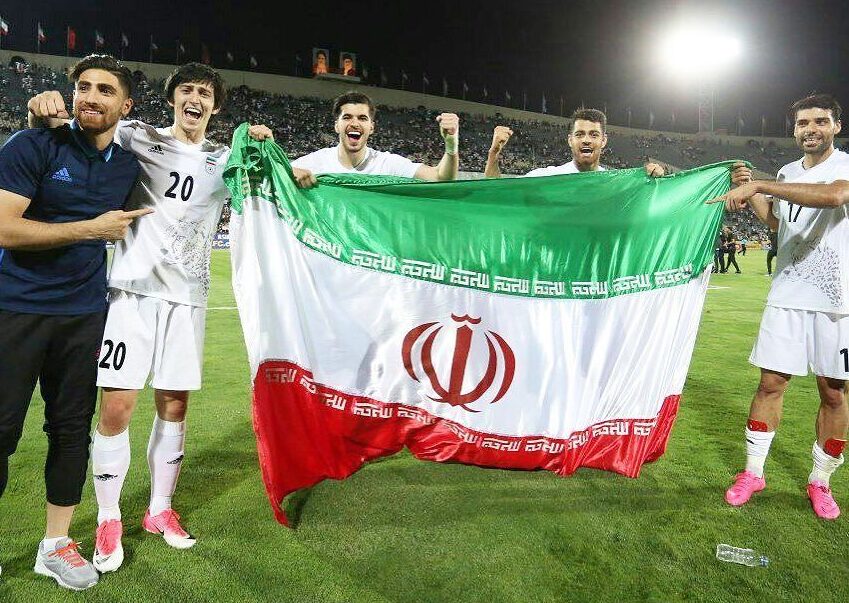 Meci de fotbal între Iran și Noua Zeelandă pe SoFi Stadium