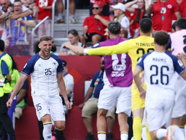 Jovo Lukic marchează primul gol al Bosniei la Cupa Mondială după 12 ani