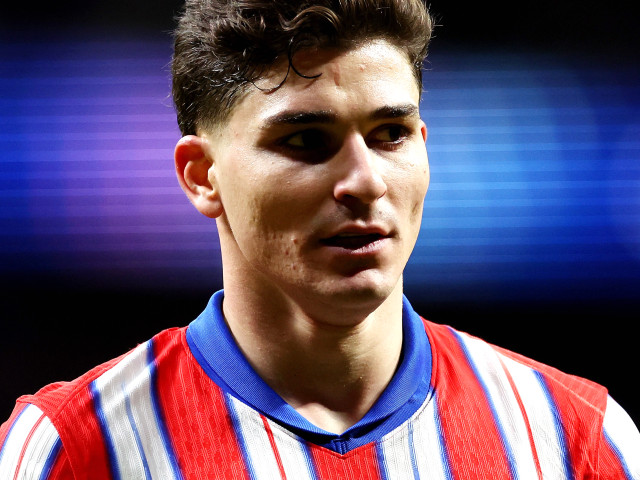 Julian Alvarez în tricoul lui Atletico Madrid