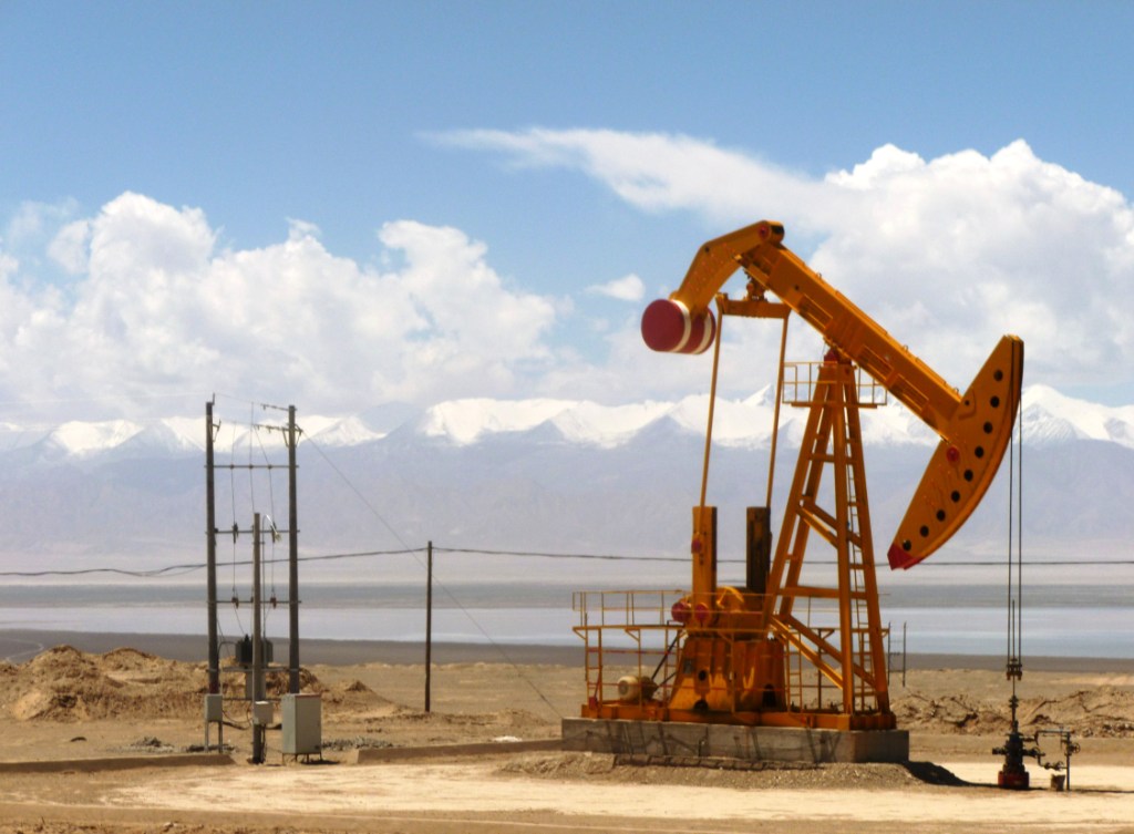Platformă petrolieră în Kazahstan