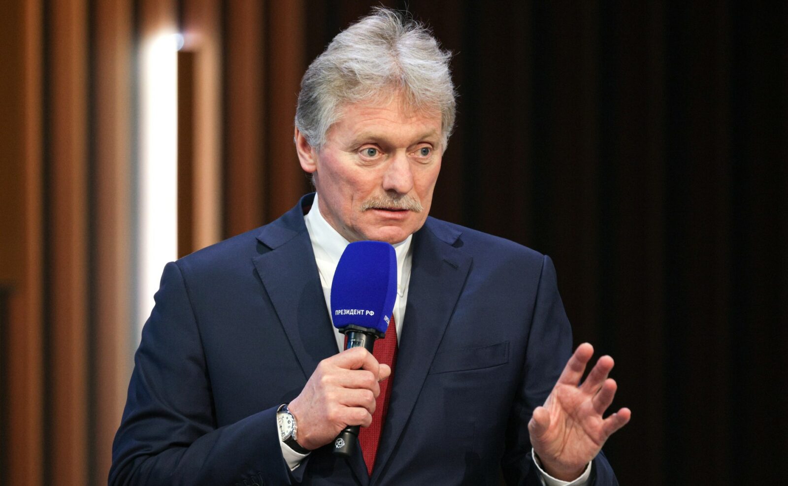 Dmitri Peskov, purtătorul de cuvânt al Kremlinului