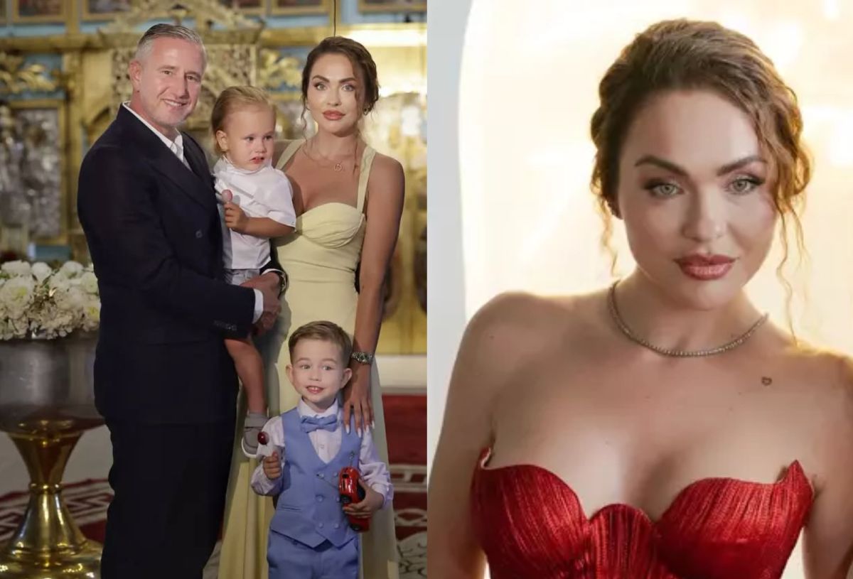 Laurențiu Reghecampf și Corina Caciuc și-au botezat fiul, Landon. Partenera antrenorului a purtat două rochii spectaculoase