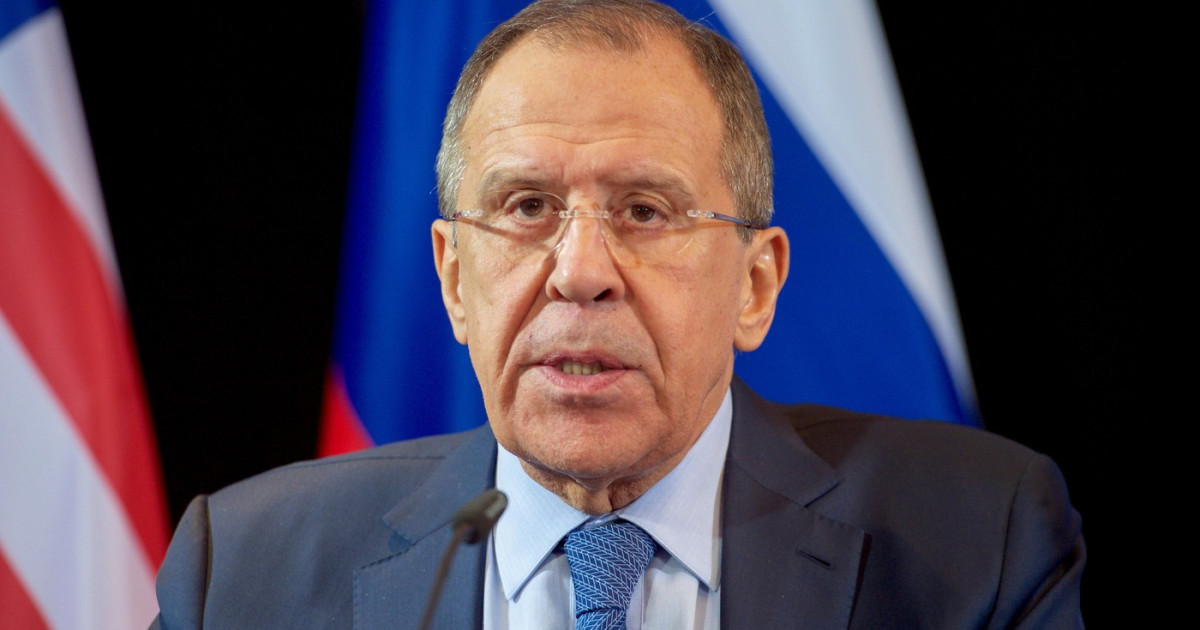 Serghei Lavrov la o conferință de presă
