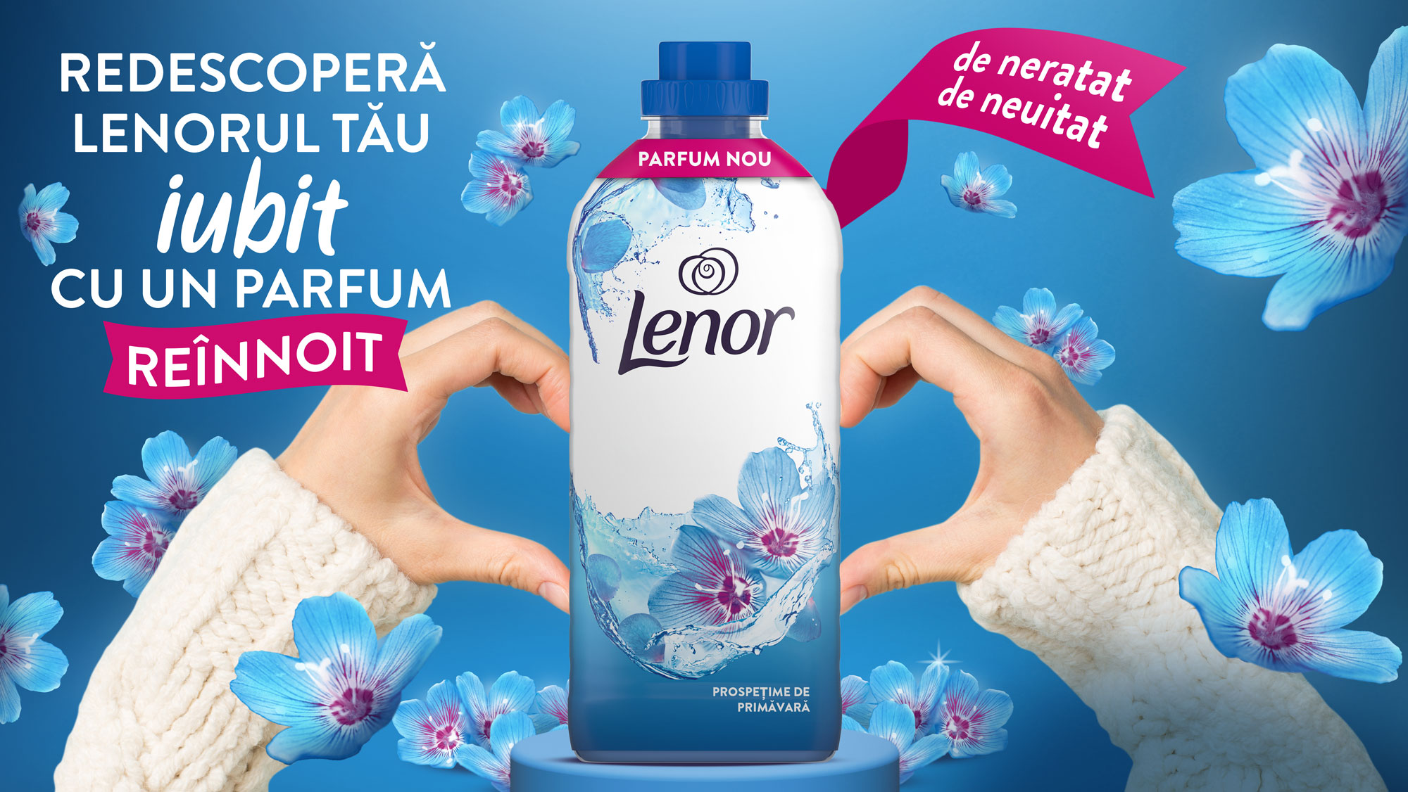 Haine proaspăt spălate și parfumate, cu balsam Lenor