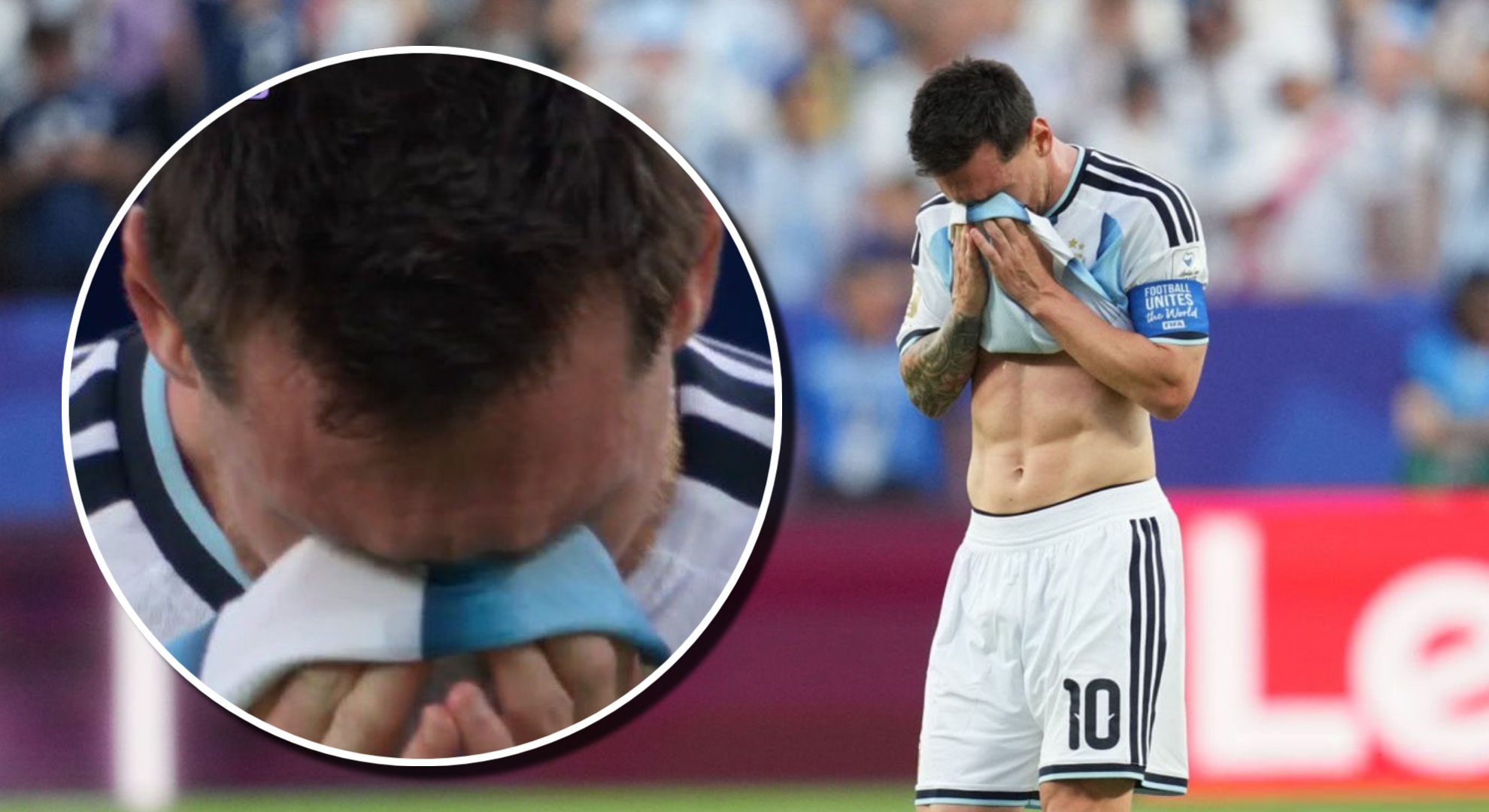 Lionel Messi a plâns după golul marcat în Argentina – Algeria 3-0: „Am trecut prin zile grele”