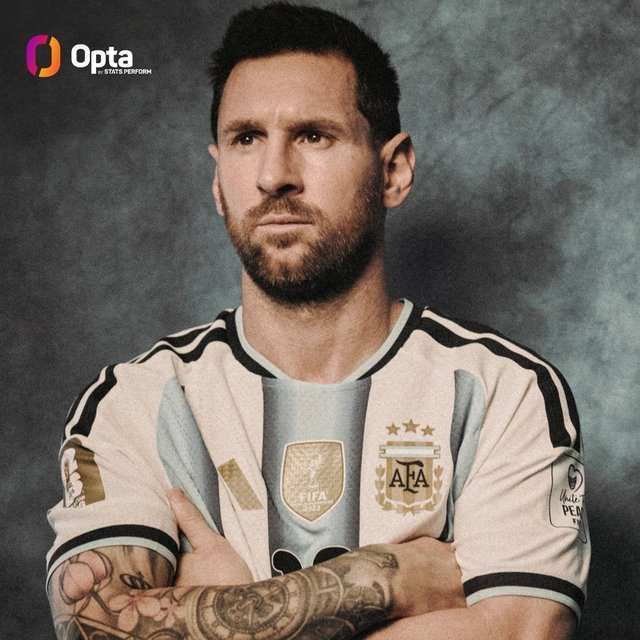 Lionel Messi pe teren la Cupa Mondială