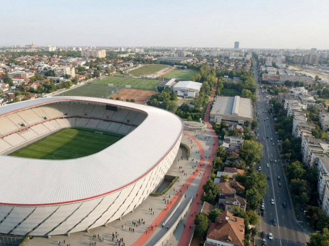 Lucrările la noul stadion Dinamo, blocate de 68 de zile din cauza unor probleme administrative și legale