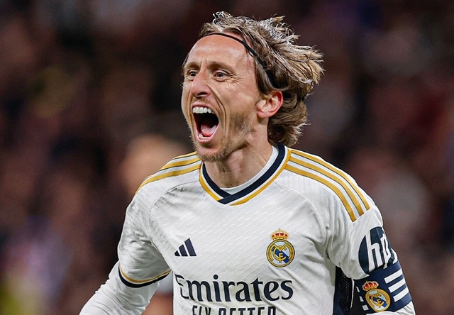 Luka Modric în timpul meciului Croația - Panama la Cupa Mondială 2026