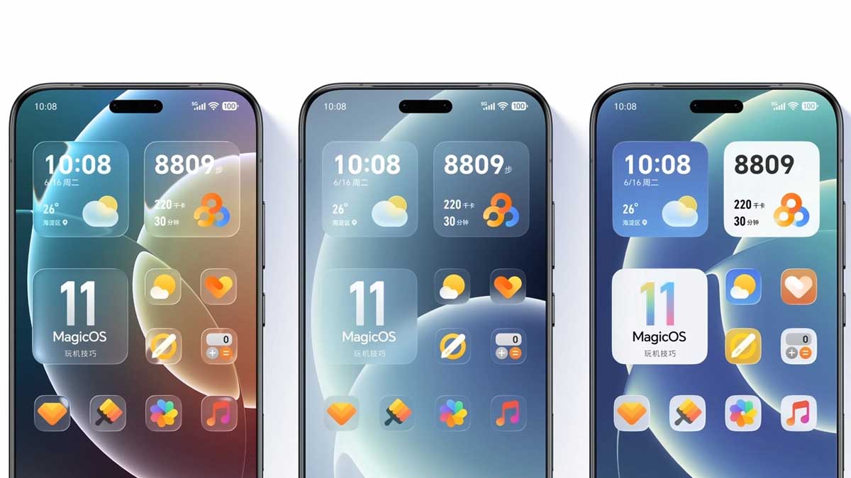 MagicOS 11 cu Liquid Glass UI: Lista telefoanelor Honor compatibile cu noua interfață