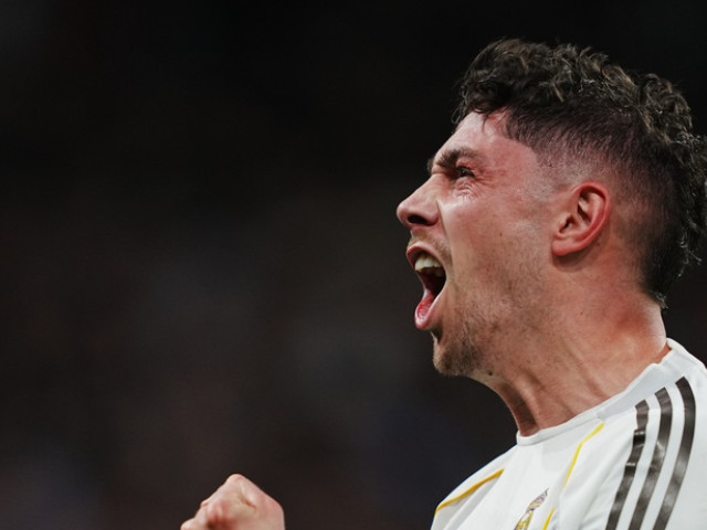 Federico Valverde în timpul unui meci pentru Real Madrid