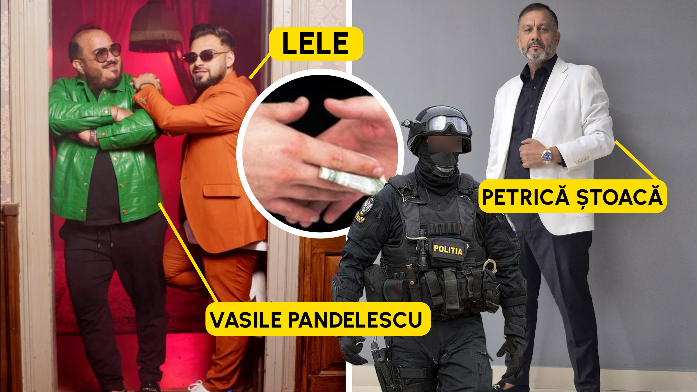 Manelistul Lele și clarinetistul Vasile Pandelescu ridicați de Poliție în dosarul Ștoacă