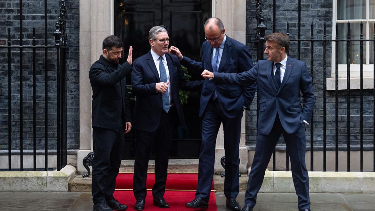 Liderii Franței, Germaniei și Marii Britanii la întâlnirea cu Zelenski la Londra
