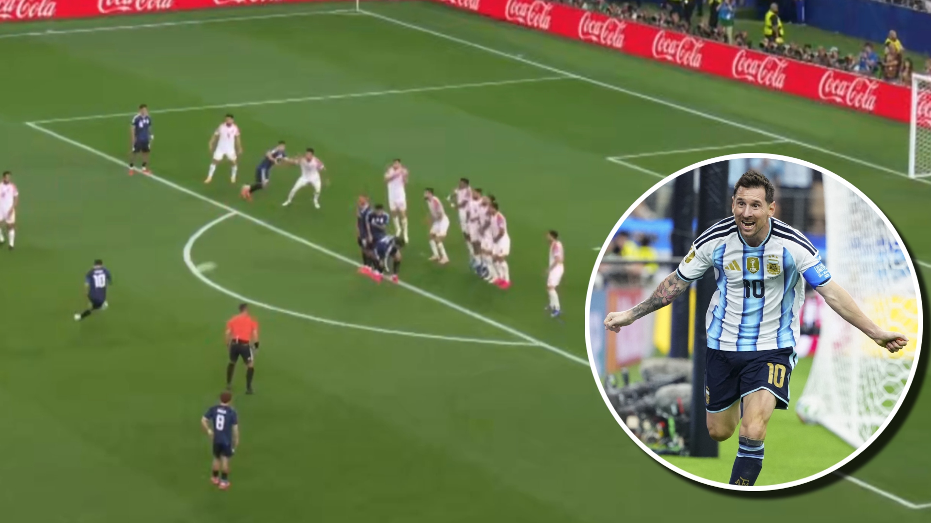 Messi a marcat un gol direct din lovitură liberă în victoria Argentinei cu Iordania, 3-1, în preliminariile CM 2026