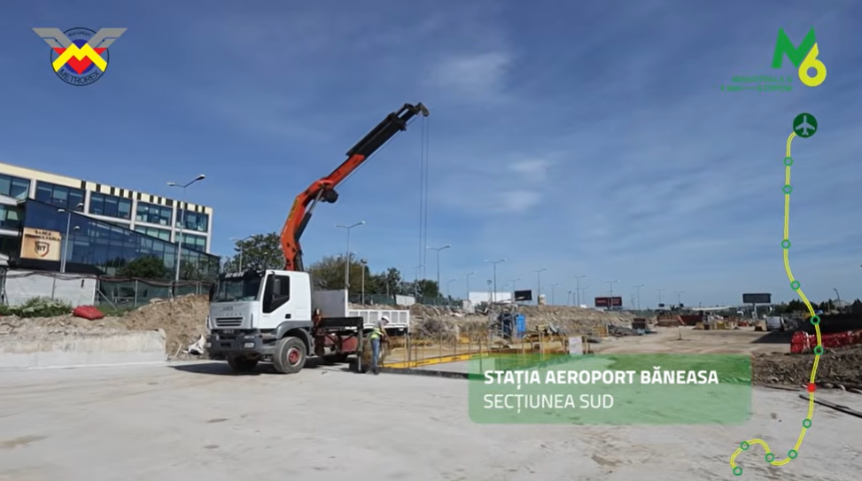 Lucrări la metroul de Otopeni, Magistrala 6