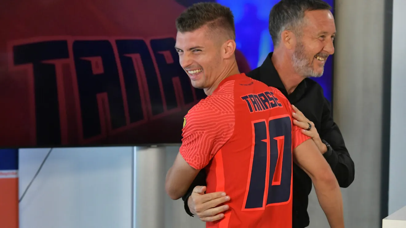 Florin Tănase în timpul unui meci pentru FCSB