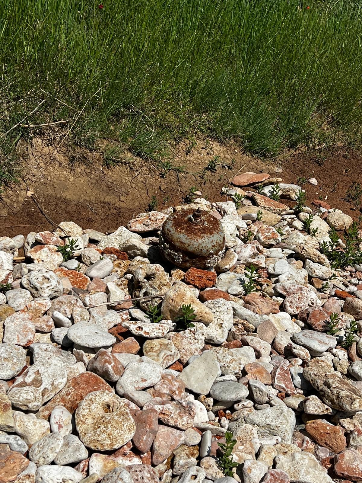 Mină marină descoperită pe plaja dintre Vama Veche și 2 Mai
