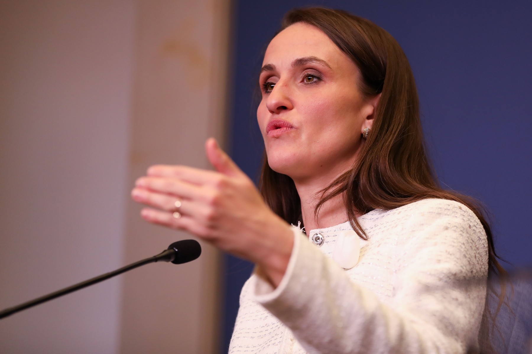 Oana Ţoiu vorbind la Consiliul de Securitate al ONU