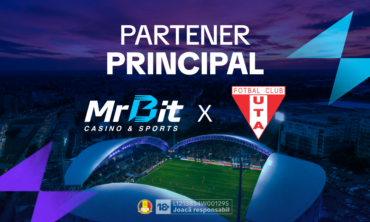 MrBit devine sponsorul principal al UTA Arad din sezonul 2026-2027