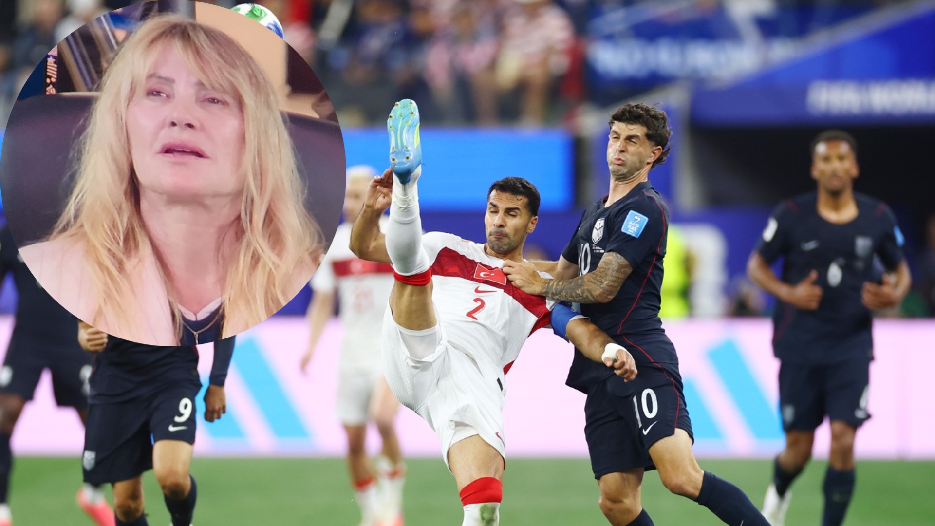 Nadia Comăneci, alături de Brad Pitt și Leonardo DiCaprio la meciul Turcia – SUA de la CM 2026