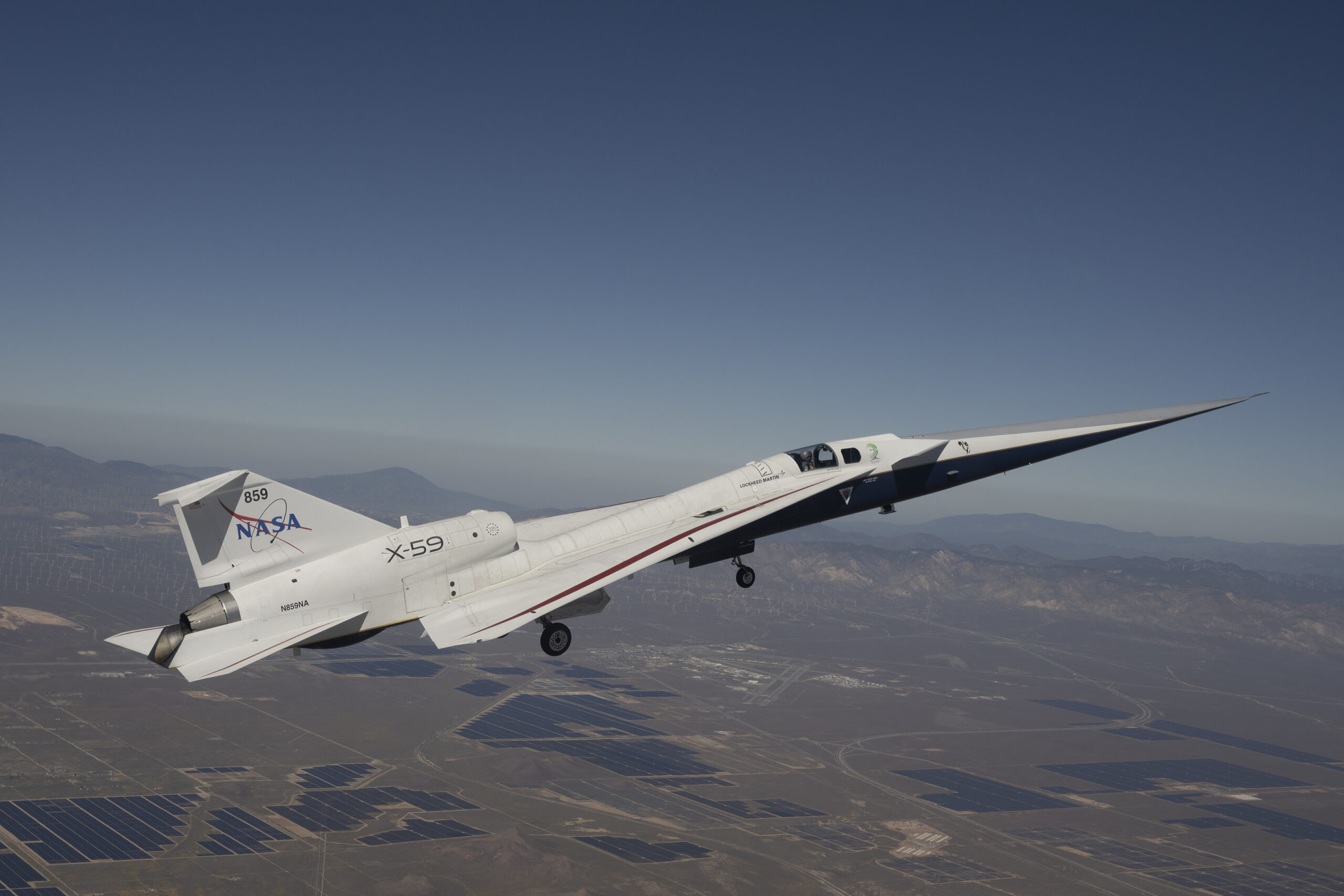 NASA X-59 se pregătește să spargă bariera sunetului în iunie 2026