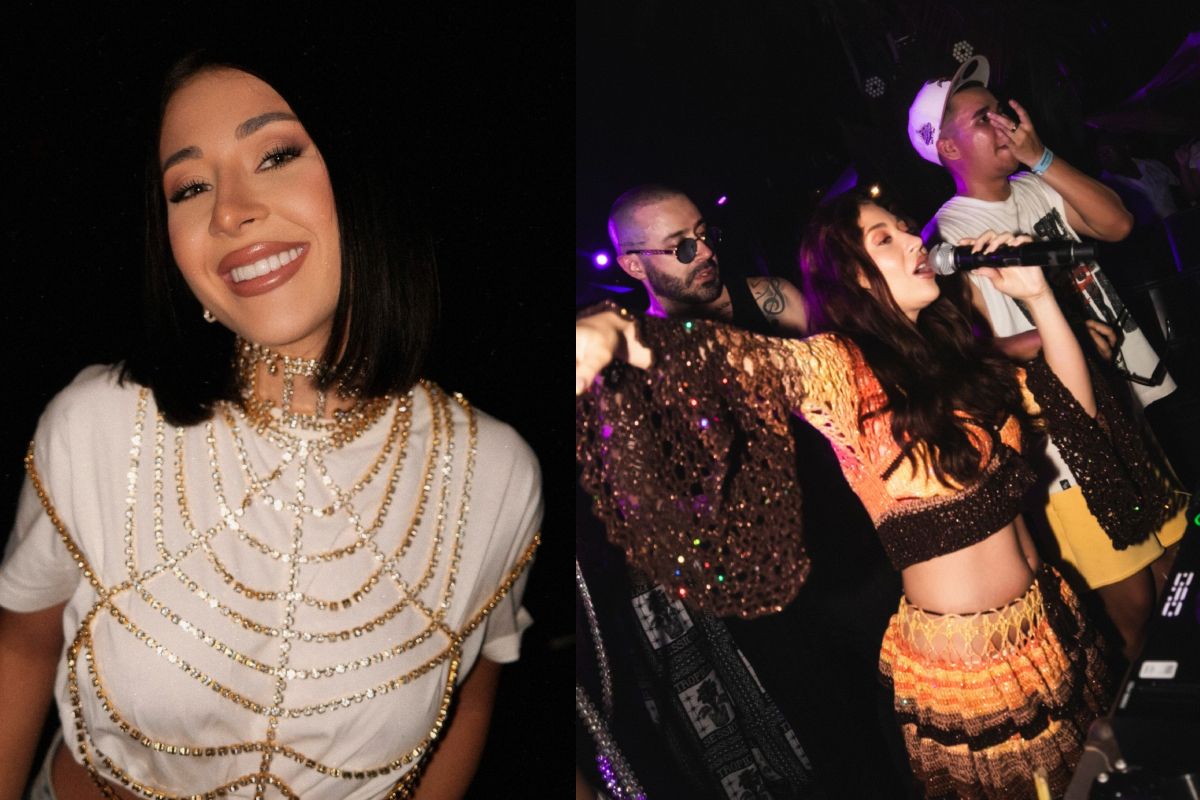 Nicole Cherry a cântat la petrecerea de final de turneu a lui J Balvin, în Columbia