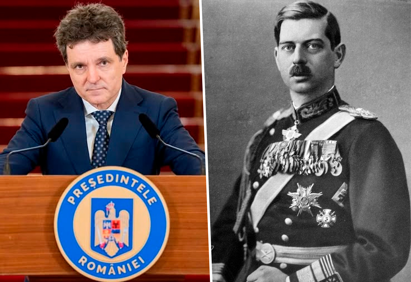 Adrian Veștea și Nicușor Dan discutând