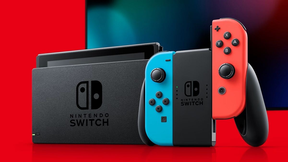 Consolă Nintendo Switch cu controllere Joy-Con