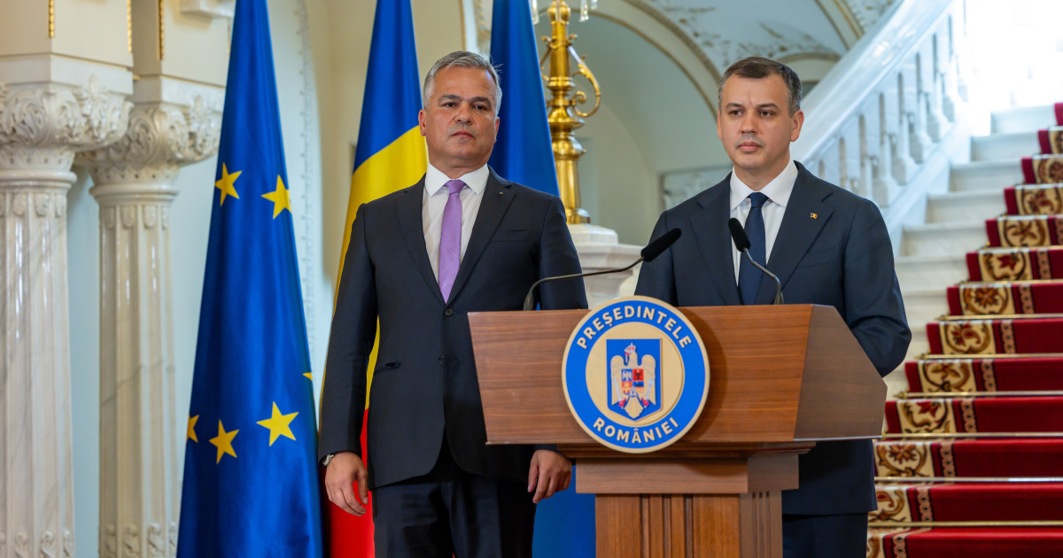 Nicușor Dan și Adrian Vestea la Palatul Cotroceni