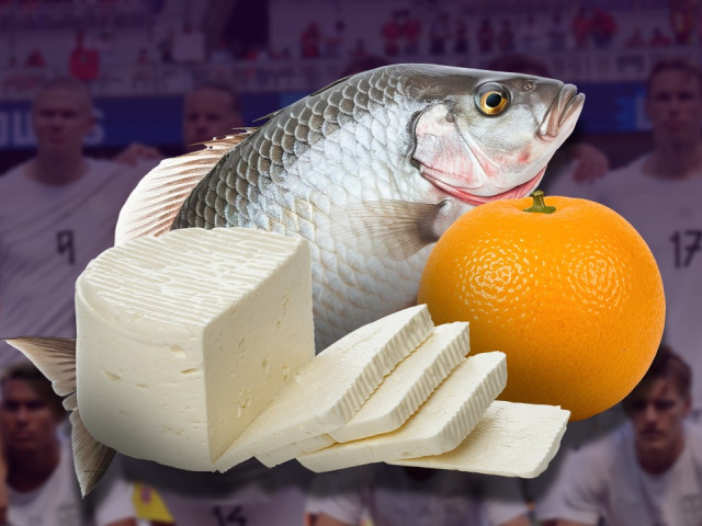 Norvegia a adus 300 kg de pește, 116 kg de brânză și 6.000 de portocale la Mondial