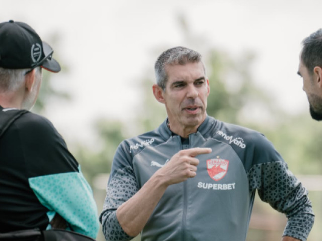 Nuno Campos la primul antrenament cu Dinamo