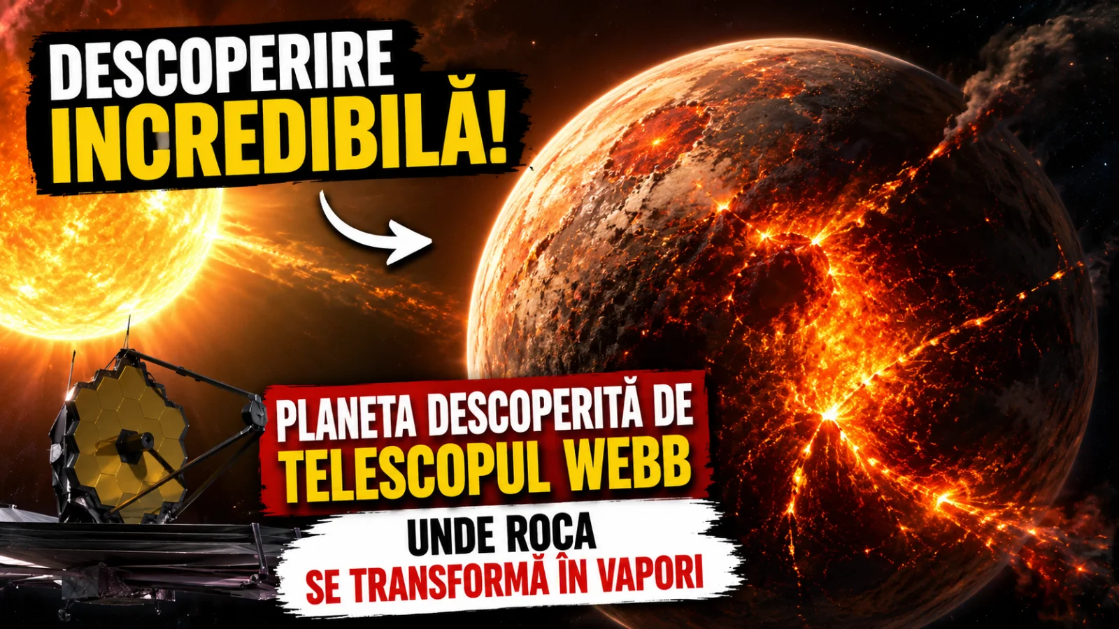 O planetă imposibilă i-a uimit pe astronomi. James Webb a descoperit o lume care literalmente se topește