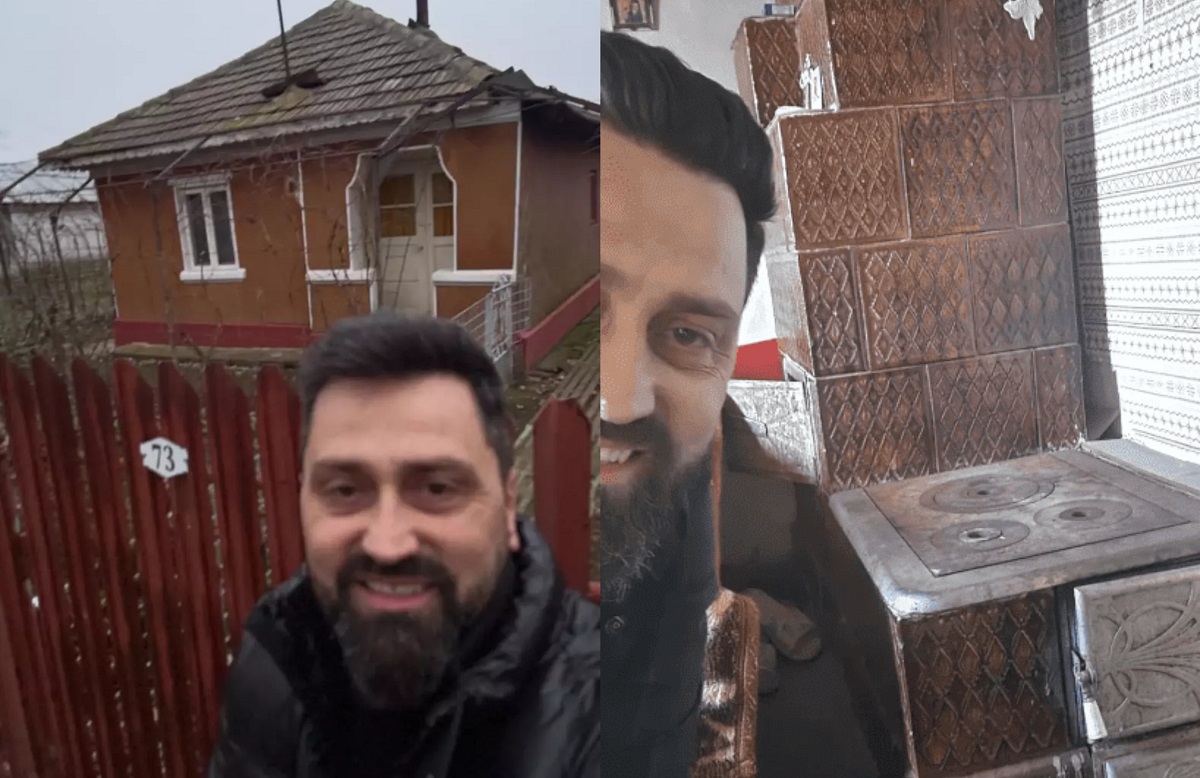 Orlando Zaharia, vizită emoționantă la casa copilăriei din Ialomița. Bunica sa, în vârstă de 95 de ani, îl așteaptă acasă