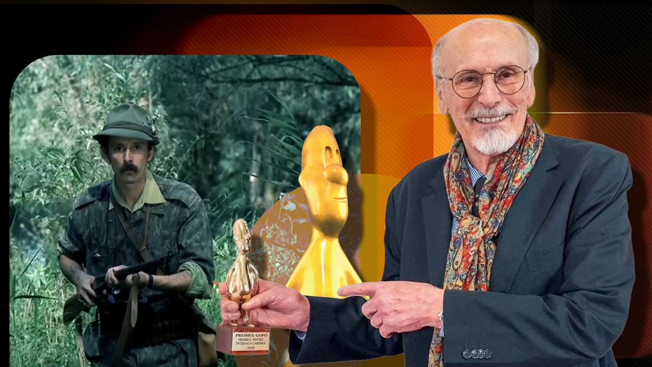 Ovidiu Schumacher, legenda filmului românesc, a primit Premiul Gopo pentru întreaga carieră la 83 de ani