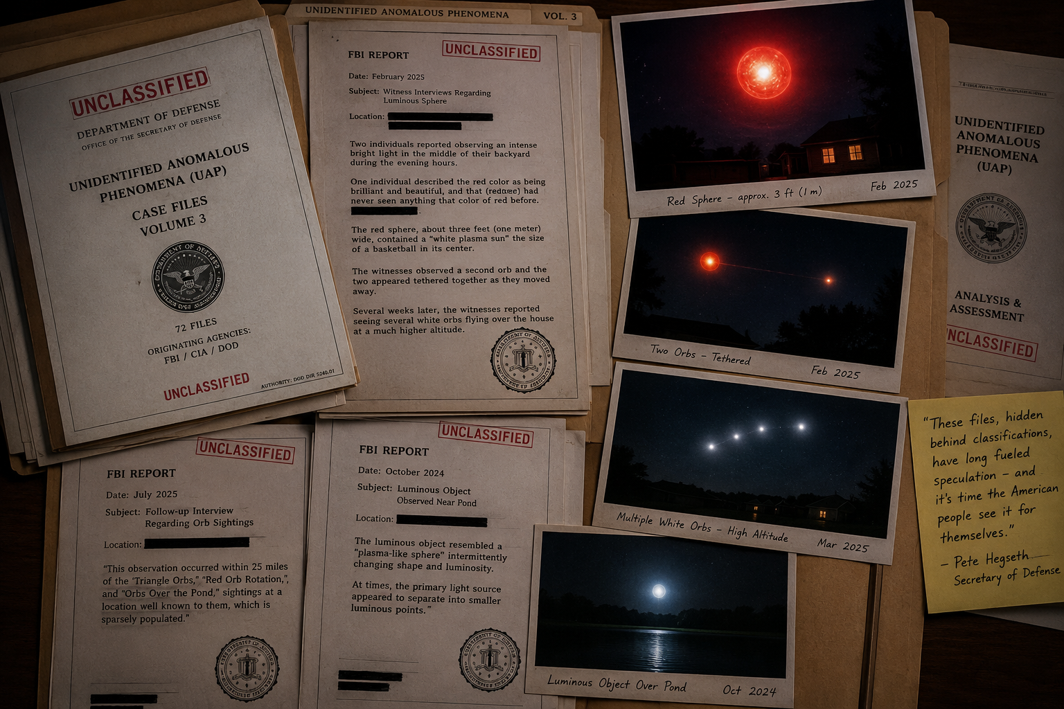 Documente clasificate Pentagon OZN
